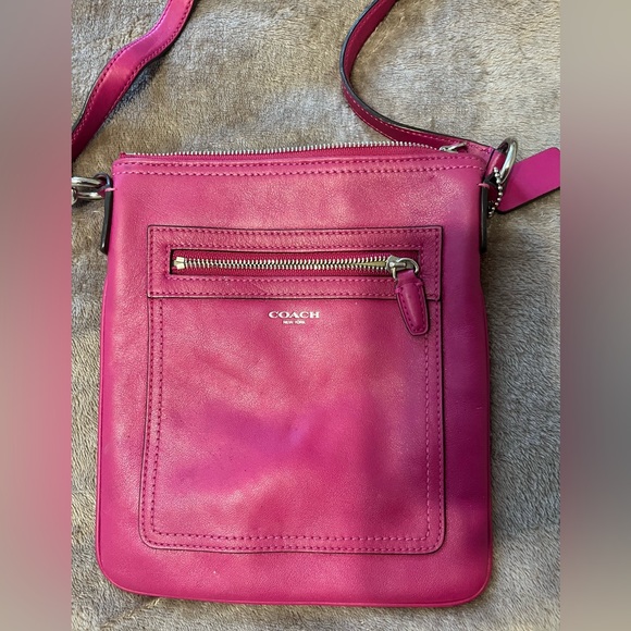 Coach Handbags - Coach pink crossbody